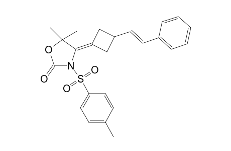 5,5-Dimethyl-4-(3-trans-.beta.-styrylcyclobutylidene)-3-p-toluenesulfonyloxazolidin-2-one