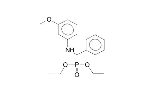 Diethyl alpha-(meta-methoxyphenyl)aminobenzylphosphonate