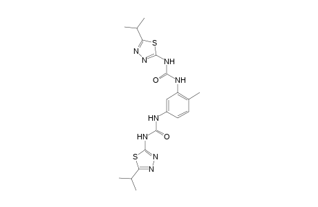 1,1'-(4-Methyl-1,3-phenylene)bis[3-(5-isopropyl-1,3,4-thiadiazol-2-yl)urea]