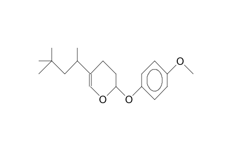 2H-Pyran, 3,4-dihydro-2-(4-methoxyphenoxy)-5-(1,3,3-trimethylbutyl)-