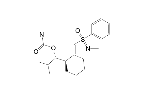 .alpha.-(1'-Methylethyl)-3-[N-methyl-S-(phenylsulfonimidoyl)methylene}]cyclohexylmethyl carbamate