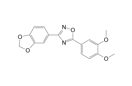 1,2,4-Oxadiazole, 3-(1,3-benzodioxol-5-yl)-5-(3,4-dimethoxyphenyl)-