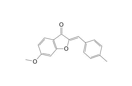 3(2H)-Benzofuranone, 6-methoxy-2-[(4-methylphenyl)methylene]-, (E)-