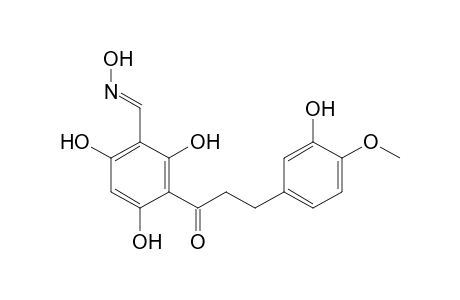 1-[2,4,6-Trihydroxy-5-(hydroxyiminomethyl)phenyl]-3-(3-hydroxy-4-methoxyphenyl)propanone