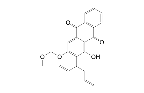 1-Hydroxy-2-(1,5-hexadien-3-yl)-3-(methoxymethoxy)-anthraquinone