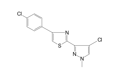 2-(4-chloro-1-methylpyrazol-3-yl)-4-(p-chlorophenyl)thiazole