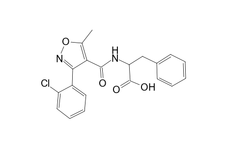 phenylalanine, N-[[3-(2-chlorophenyl)-5-methyl-4-isoxazolyl]carbonyl]-