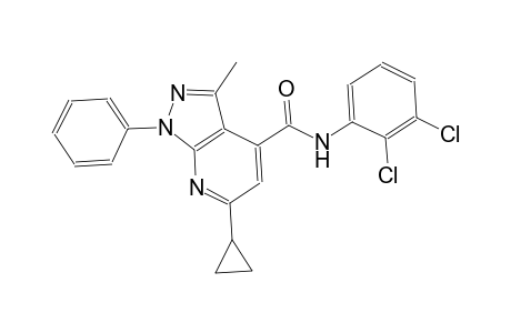 6-cyclopropyl-N-(2,3-dichlorophenyl)-3-methyl-1-phenyl-1H-pyrazolo[3,4-b]pyridine-4-carboxamide