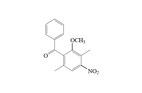 3,6-dimethyl-2-methoxy-4-nitrobenzophenone