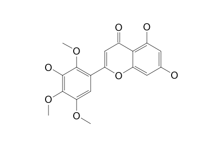 5,7,3'-TRIHYDROXY-2',4',5'-TRIMETHOXYFLAVONE