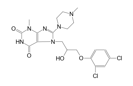 1H-purine-2,6-dione, 7-[3-(2,4-dichlorophenoxy)-2-hydroxypropyl]-3,7-dihydro-3-methyl-8-(4-methyl-1-piperazinyl)-
