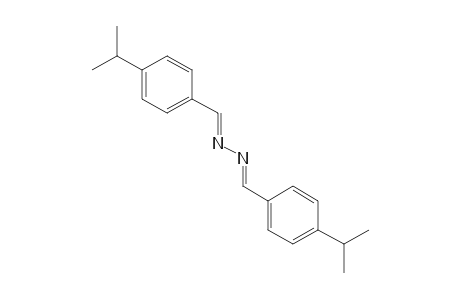 p-isopropylbenzaldehyde, azine