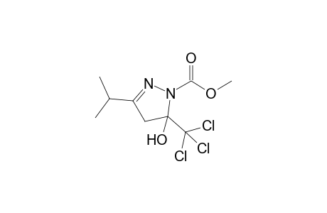 3-ISO-PROPYL-5-TRICHLOROMETHYL-4,5-DIHYDRO-1H-1-PYRAZOLE-METHYLESTER