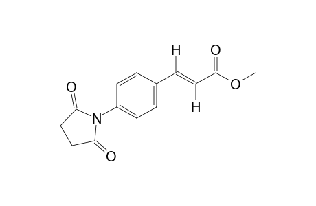 trans-p-succinimidocinnamic acid, methyl ester