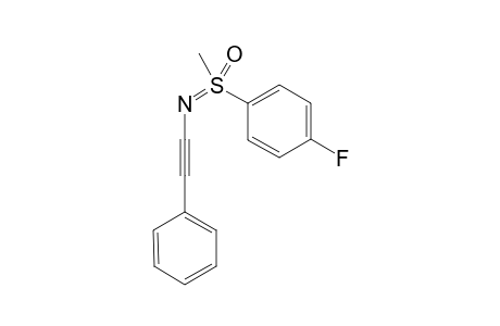 N-Phenylethynyl-S-methyl-S-(4-fluorophenyl)sulfoximine