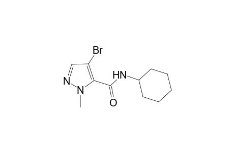 4-bromo-N-cyclohexyl-1-methyl-1H-pyrazole-5-carboxamide