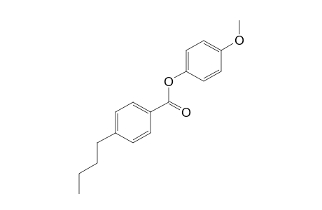 p-butylbenzoic acid, p-methoxyphenyl ester