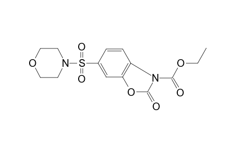 3(2H)-benzoxazolecarboxylic acid, 6-(4-morpholinylsulfonyl)-2-oxo-, ethyl ester