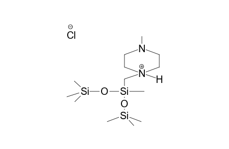 METHYLBIS(TRIMETHYLSILYLOXY)(N-METHYLPIPERAZINOMETHYL)SILANEHYDROCHLORIDE