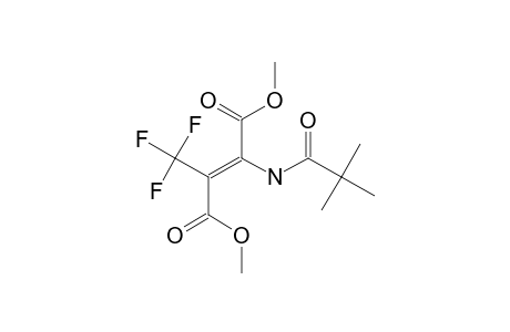 2-PIVALOYLAMINO-3-TRIFLUORMETHYLBUTENDIOIC-ACID-DIMETHYLESTER