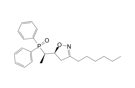 (1'R*,5S*)-5-(1'-Diphenylphosphinoylethyl)-3-hexyl-4,5-dihydroisoxazole