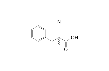 2-cyano-2-methyl-3-phenyl-propanoic acid