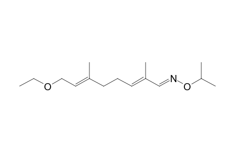 8-Ethoxy-1-(isopropoxyimino)-2,6-dimethyl-2,6-octadiene