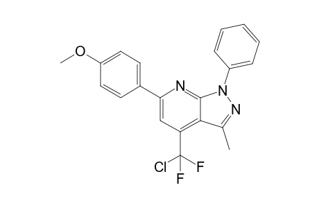 4-(Chlorodifluoromethyl)-6-(4-methoxyphenyl)-3-methyl-1-phenyl-1H-pyrazolo[3,4-b]pyridine