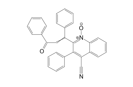 4-Cyano-2-(3-oxo-1,3-diphenyl-prop-1-en-1-yl)-3-phenyl-quinolin-1-oxide