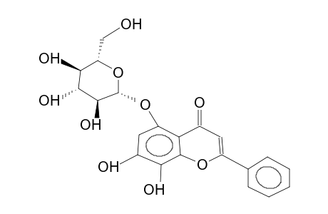 5-O-BETA-D-GLUCOPYRANOSYL-NORWOGONIN