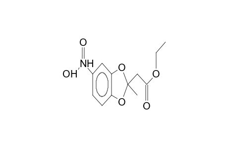 2-methyl-2-ethoxycarbonylmethyl-5-nitrobenzodioxole