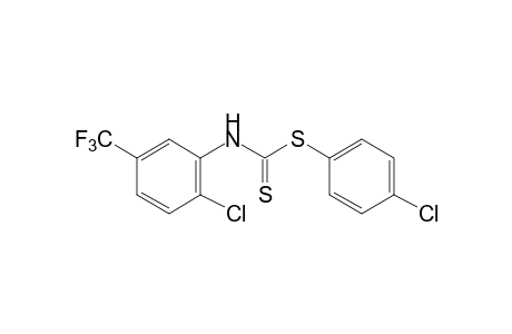 2-Chlorodithio-5-(trifluoromethyl)carbanilic acid, p-chlorophenyl ester