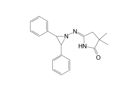 Aziridine, 2,3-diphenyl-1-(3,3-dimethyl-2-oxo-5-pyrrolidinylidine)amino-
