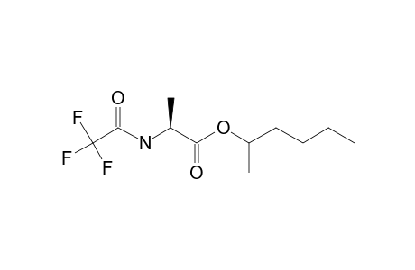 L-Alanine, N-(trifluoroacetyl)-, 1-methylpentyl ester