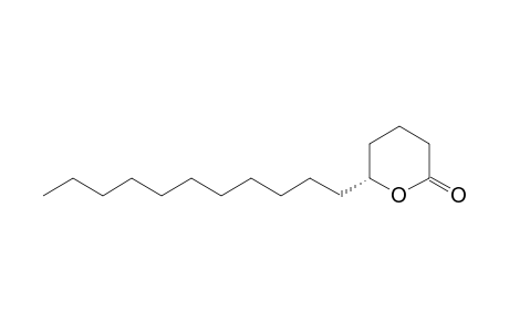 (6R)-6-undecyl-2-oxanone