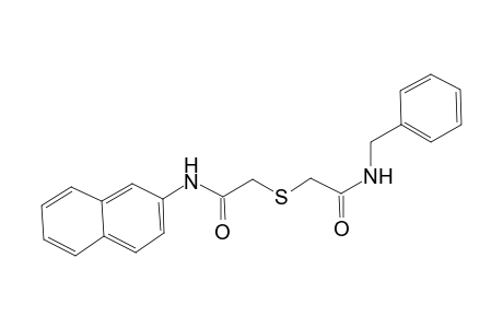 2-(Benzylcarbamoyl-methylsulfanyl)-N-naphthalen-2-yl-acetamide