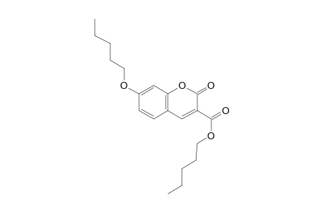 7-(N-Pentyloxy)coumarin-3-carboxylic acid, N-pentyl ester