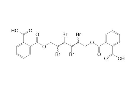 (-)-2,3,4,5-tetrabromo-2,4-hexadiene-1,6-diol, phthalate (1:2)