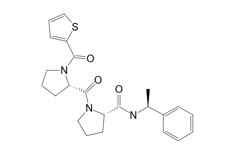 (S)-N-((S)-1-Phenylethyl)-1-((thiophene-2-carbonyl)-L-prolyl)pyrrolidine-2-carboxamide