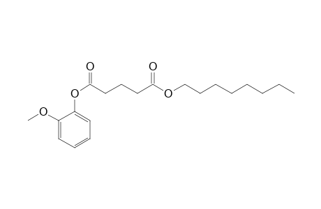 Glutaric acid, 2-methoxyphenyl octyl ester