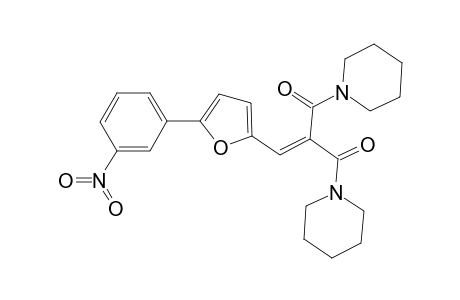 2-[[5-(3-nitrophenyl)-2-furanyl]methylidene]-1,3-bis(1-piperidinyl)propane-1,3-dione