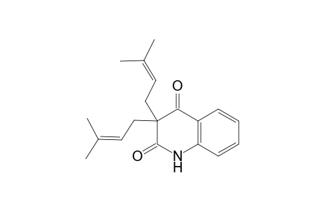 2,4(1H,3H)-Quinolinedione, 3,3-bis(3-methyl-2-butenyl)-