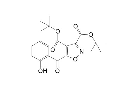 Di-(tert-butyl) 5-(2-Hydroxybenzoyl)-1,2-oxazole-3,4-dicarboxylate