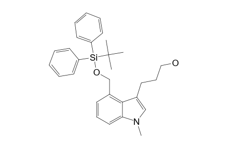 3-(4'-TERT.-BUTYLDIPHENYLSILYLOXYMETHYL-1'-METHYLINDOL-3'-YL)-2-PROPANOL