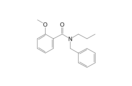 Benzamide, 2-methoxy-N-benzyl-N-propyl-