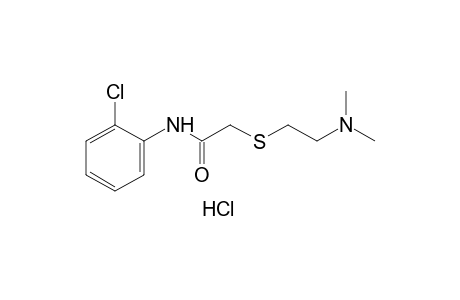 2'-chloro-2-{[2-(dimethylamino)ethyl]thio}acetanilide, monohydrochloride