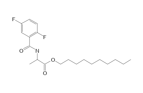 D-Alanine, N-(2,5-difluorobenzoyl)-, decyl ester