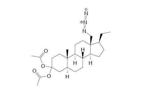 3 .beta.,(20R)-diacetoxy-18-azido-5 .alpha.-pregnane