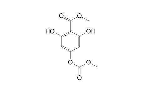 carbonic acid, methyl ester, 4-ester with methyl 2,4,6-trihydroxybenzoate