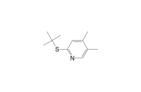 3,4-Lutidine, 6-(tert-butylthio)-